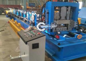 China Automatic Cold Steel Strip Profile Cz Purlin Roll Forming Machine For Roof Truss factory