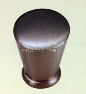 China Satin nickel hardware cabinet knob,size Dia18.5xH24,Zinc alloy,plating & color can OEM. on sale