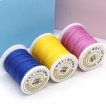 Flat Waxed Sewing Thread For Leather Stitching 0.8mm 50 meters Wax Thread