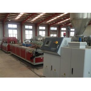 Fully automatic Plastic Profile Extrusion Line WPC / PVC Board Profile Extrusion