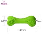 137mm Rubber Bone Shaped Pet Chew Toys For Dogs