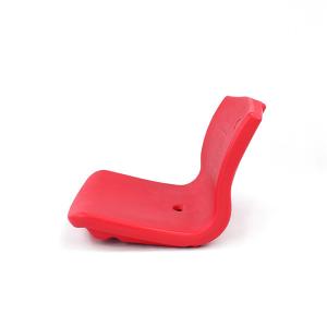 China Aluminum Structure HDPE Red Stadium Seats With Backs factory