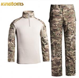 China Waterproof US Army Multicam Combat Shirt Plaid Cloth Fire Resistant factory