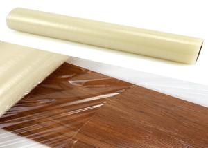 China Clear Adhesive Automotive Protective Carpet Film 50 ~ 500M Length Blow Molding factory
