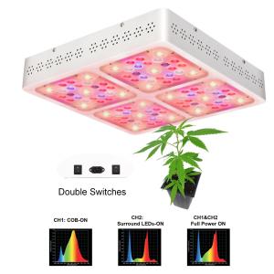 China Indoor Planting 400W COB LED Grow Light Panel For Seed Starting IP54 factory