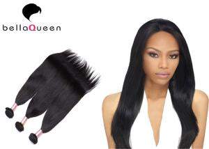 China Silky Straight Real Indian Virgin Hair , 100% Indian Remy Human Hair Weave factory