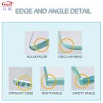 Smooth Glass Texture Thick Transparent Window for Building Unbreakable Tempered