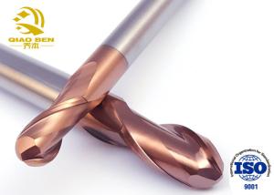 China Tungsten Carbide Roughing End Mills Ball End Mill Cutter NACO Coating factory
