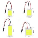 FS08 Panel Led Dome Reading Light Map Lamp COB 18 24 36 48SMD Car Interior