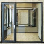Australian Standards Waterproof Aluminum Casement Doors for End Window System