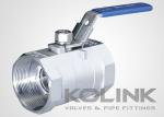 1-piece Stainless Steel Ball Valve BSP Screw NPT Reduced bore 1000 WOG