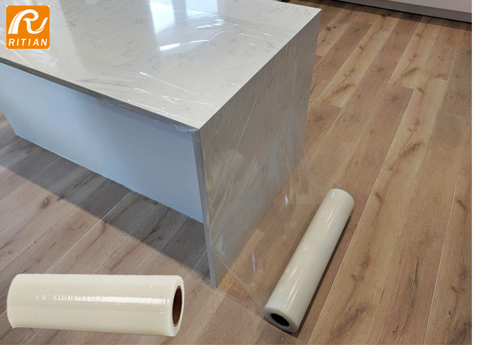50 Mic PE Protective Material Stretch Film Soft Plastic Transparent Pallet Wrap