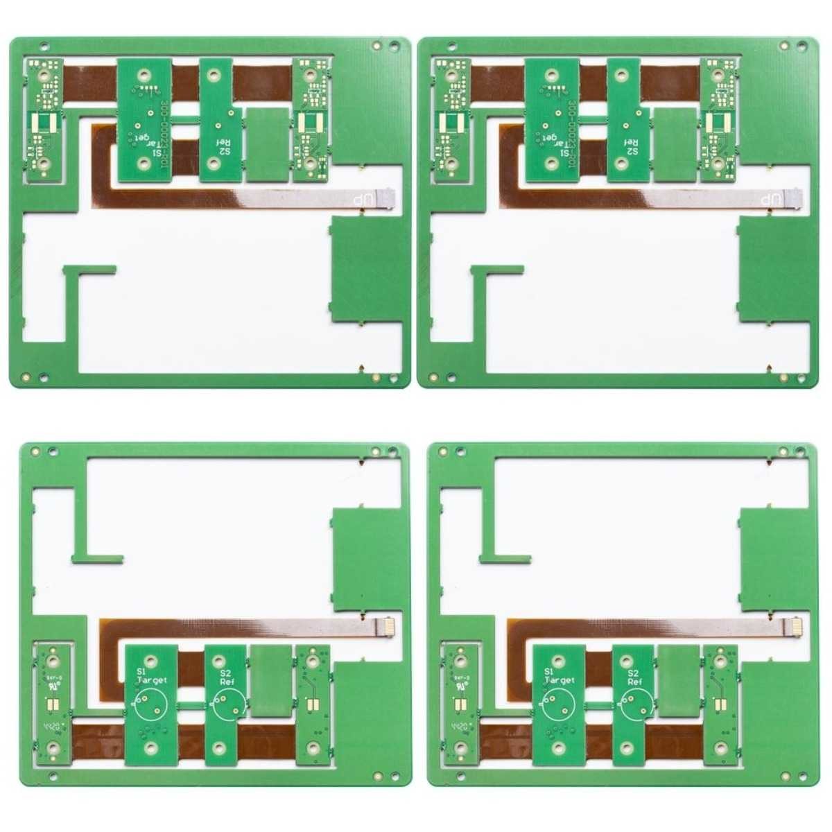 4 Layer HDI Rigid Flex PCB Board Immersion Gold 4mil Green Solder Mask