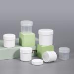 HDPE PP Empty Cookie Plastic Jar container Canister Food Storage Wide Mouth