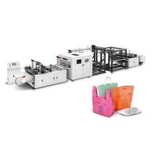 China Shoe Bag Non Woven Printing Machine with Auto Feeding#Ultrasonic Non Woven Tissue Bag Printing Machine For Shopping Bag factory