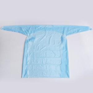 China Long Sleeves Cpe Plastic Apron Fluid Resistant factory