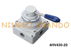 China 4HV430-20 Airtac Type 4 Way 3 Position Hand Lever Air Valve 3/4'' factory