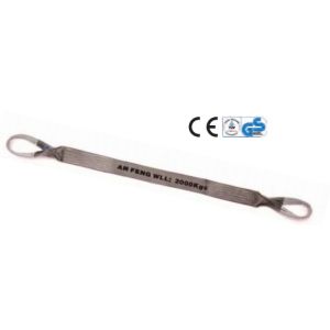 China Eye And Eye Polyester Webbing Sling Single Layer 2000kg on sale