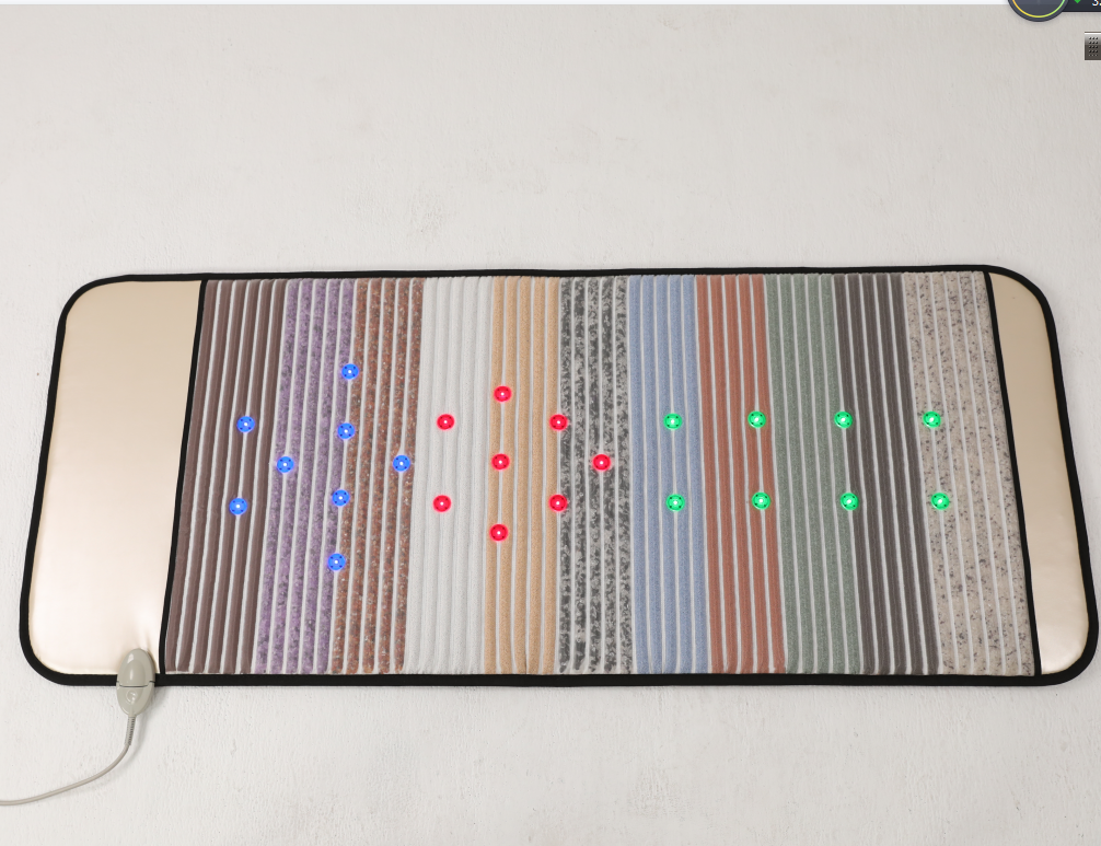 Customized Amethyst Crystal Far Infrared Heating Mat Ray Pad 200W