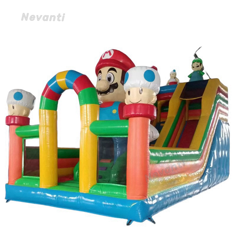 Customized Size Inflatable Bouncy Castle Maze Jumping Bouncer for Fun City Playground