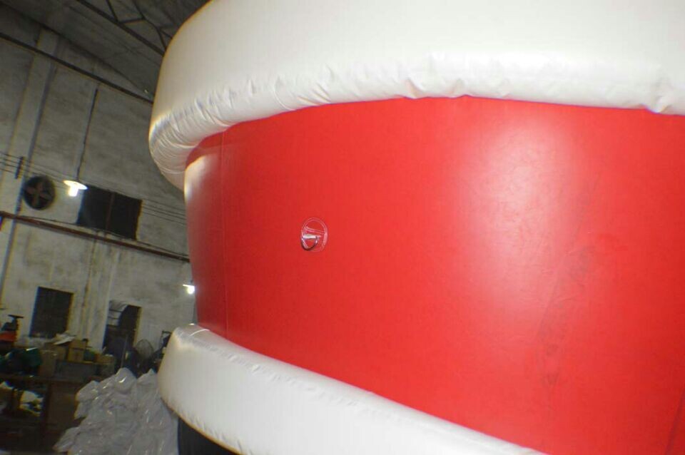 Inflatable Advertising Products , Inflatable Outdoor Santa Claus with Logo Printing
