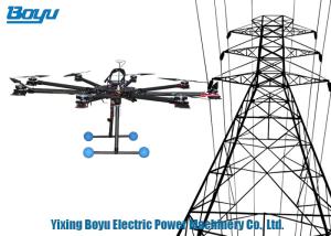 China Professional UAV Drone / Unmanned Aerial Vehicle For Line Cable Construction Pilot Rope factory
