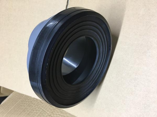 PP Material Plastic Bathroom Accessories Offset Toilet Connector Resist