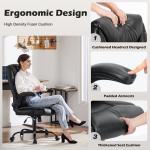 Modern Design Adjustable Executive Office Chair with Flip-Up Armrest and Lumbar