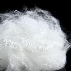 China 15D Artificial Staple Fibres Manmade Length 90mm For Mattress factory