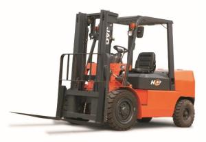 China High Efficiency Counterbalance Forklift Truck 4 Ton Capacity 3m - 6m Lift Height factory