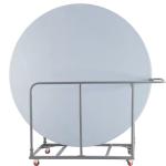 Outdoor Camping Party Event Banquet Wedding Round Portable Metal 4 6ft Plastic