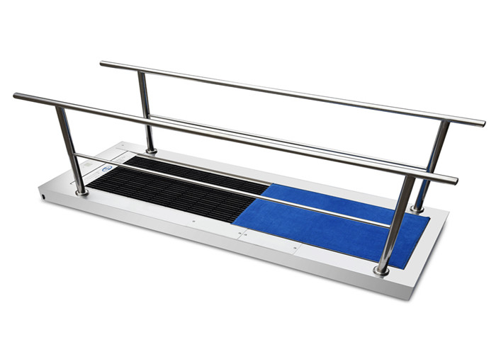 China AC 220V SS Handrail 1 Meter Shoe Sole Cleaner Machine factory