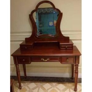 China antique dressing table wooden dressers table with drawers factory