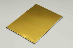 China PE Coat Mirror Aluminum Composite Panel 2440mm 3050mm Aluminium Composite Plate factory