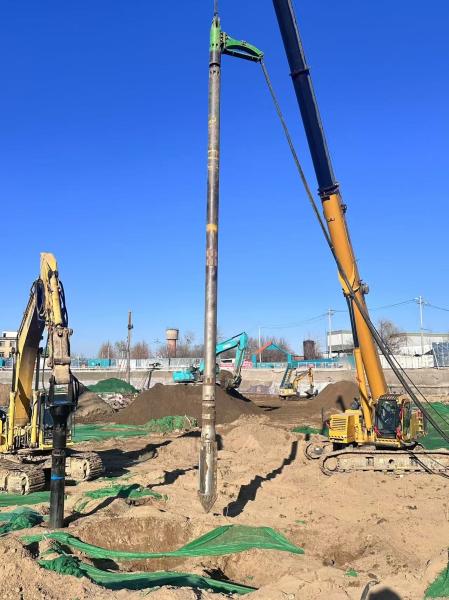 Vibro Compaction Dry Method Construction Hydraulic Vibroflot Equipment To