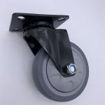Heavy Duty TPR Swivel 4 Inch Caster Wheels Mute Non Slip Wear Resistant