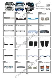 China NISSAN UD CWA451 CDA451 CMA 451 Truck Spare Parts accesories body parts factory