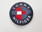 Matte Silicone Logo Printed On Twill Base Clothing Labels In Multiple Colors