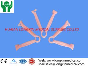 China disposable medical sterile plastic umbilical cord clamp factory