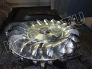 China High Quality Stainless Steel Forged CNC Machining Pelton Turbine Runner with Hydro turbine factory