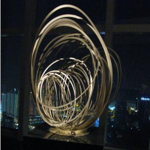 China Large Size Stainless Steel Home Decor Sculptures High Class Luxury Style factory