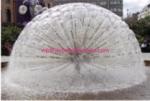 Hemisphere Fountain Nozzle Crystal Ball Water Fountain Nozzles Brass / Chrome