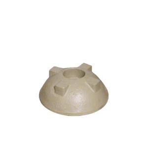 China High Manganese Steel Feed Cone for Crusher HP500 Mining Machine Cone Crusher Mn18Cr2 Wear Parts factory