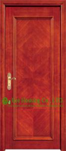 China Luxury Simple &amp; Morden Timber Veneer Single Door,Good Quality Hotel Wooden Door With Frame factory