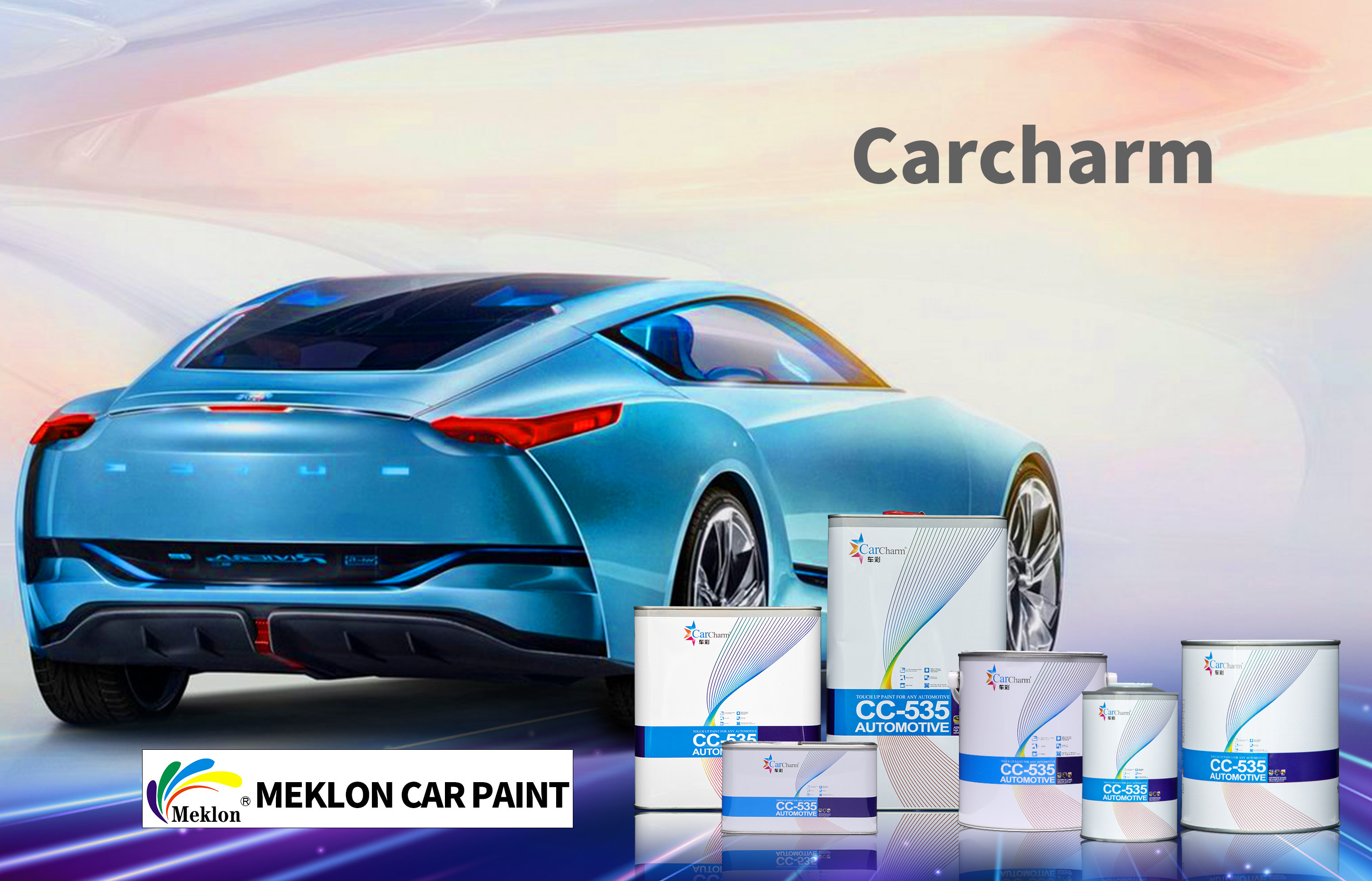 1K High Solid Greenish Blue Automotive Repair Paint For Car Refinish