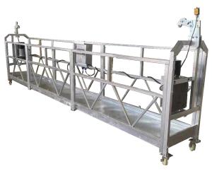 China 630kg Rope Suspended Platform Hot Galvanized Steel For Maintenance factory