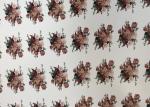 Flower Waterslide Decals , Vivid Design Dressing Table Stickers Anti Fade