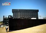 Black Cube Double Decker Outdoor Event Tents , Wind Loading 100km / hour