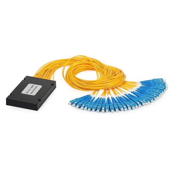 China 1X32 SC UPC/APC ABS Planar Lightwave Circuit optical cable splitter with Equal Ratio Output for FTTH factory