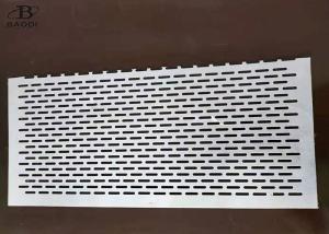 China Galvanized Steel Slotted Hole Perforated Metal Mesh Long Life factory